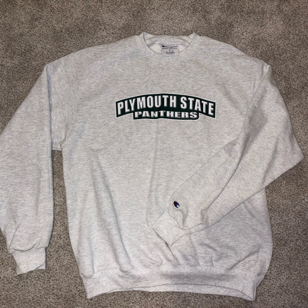 Champion Gray Men's Crewneck Sweater